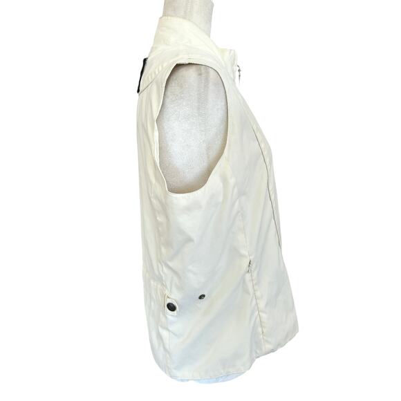 Mountain Horse Full Zip Riding Vest Women Medium Cream Equestrian Horses Outdoor - Picture 11 of 12